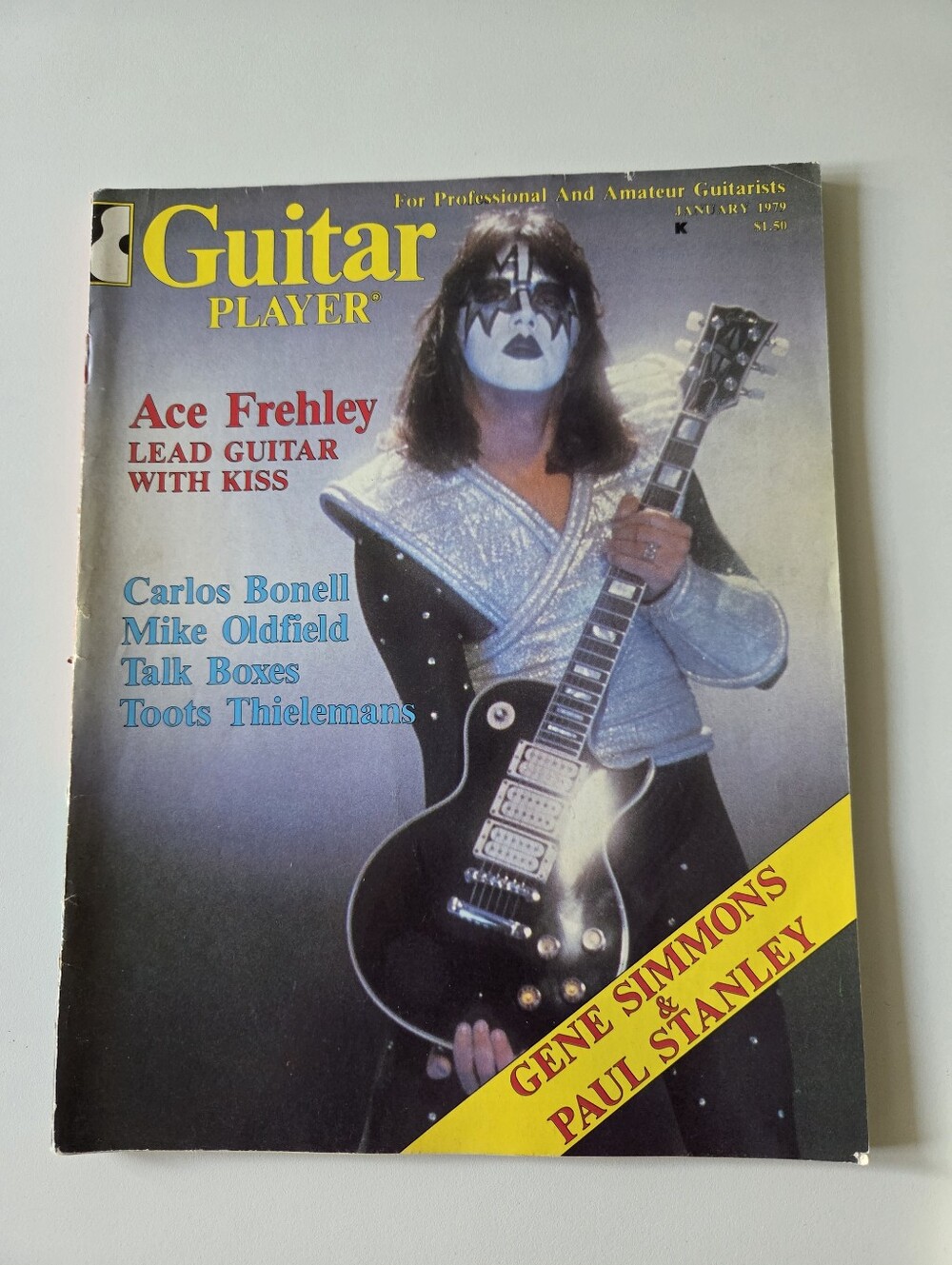 Vintage Guitar Player Magazine Jan 1979 with Ace Frehely Kiss